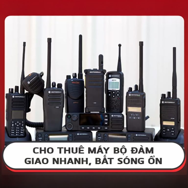 Nên mua hay thuê máy bộ đàm